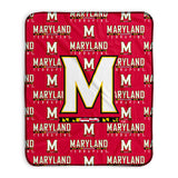 Pixsona Maryland Terrapins Repeat Pixel Fleece Blanket