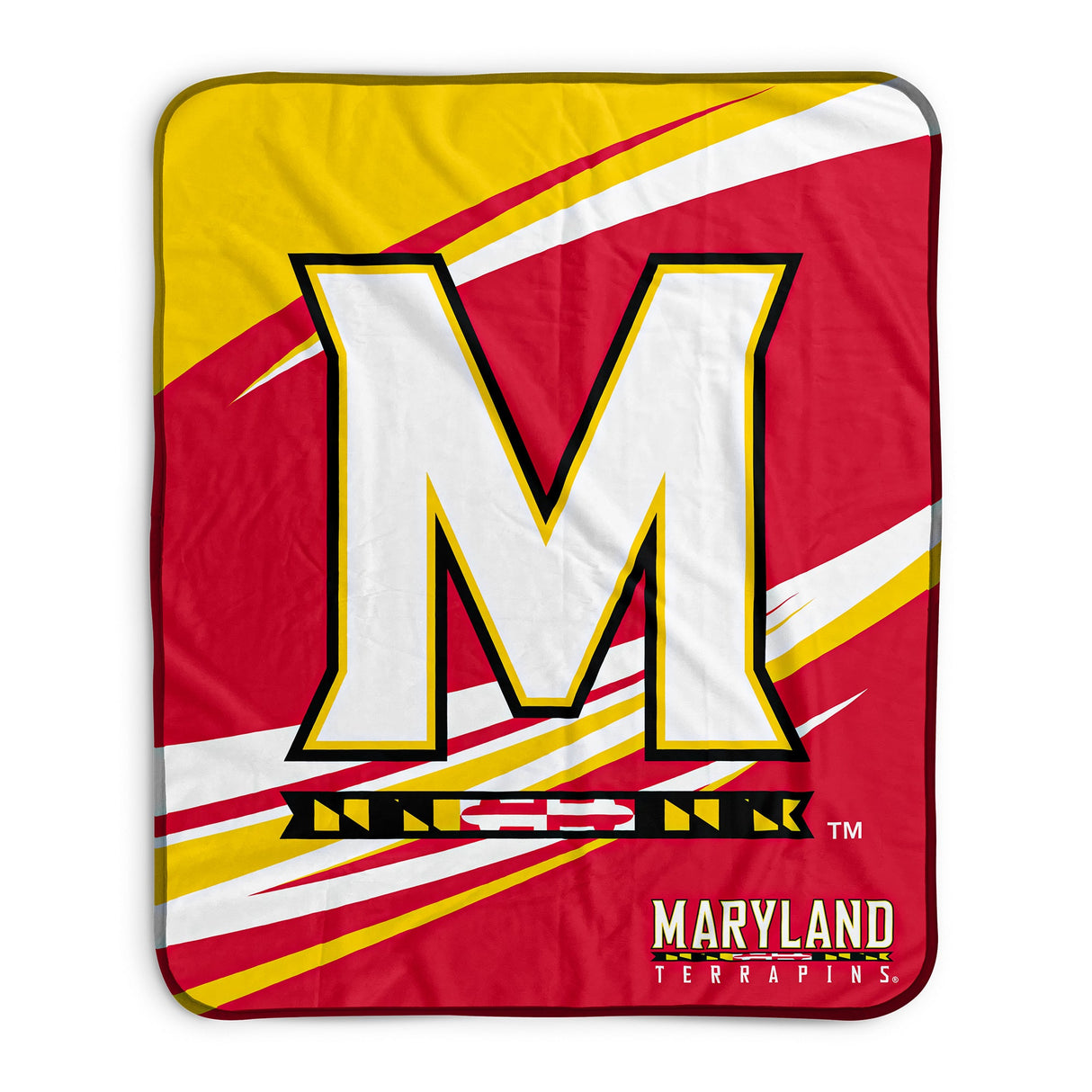 Pixsona Maryland Terrapins Velocity Pixel Fleece Blanket