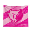 Pixsona Memphis Grizzlies Pink Motion Tapestry