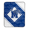 Pixsona Memphis Tigers Boxed Pixel Fleece Blanket