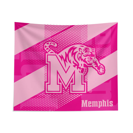 Pixsona Memphis Tigers Pink Motion Tapestry