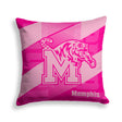 Pixsona Memphis Tigers Pink Motion Throw Pillow