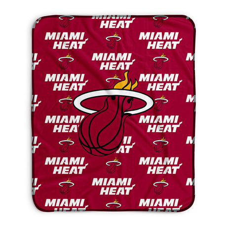 Pixsona Miami Heat Repeat Pixel Fleece Blanket