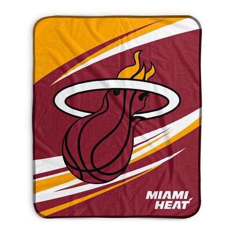 Pixsona Miami Heat Velocity Pixel Fleece Blanket