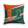 Pixsona Miami Hurricanes Velocity Throw Pillow