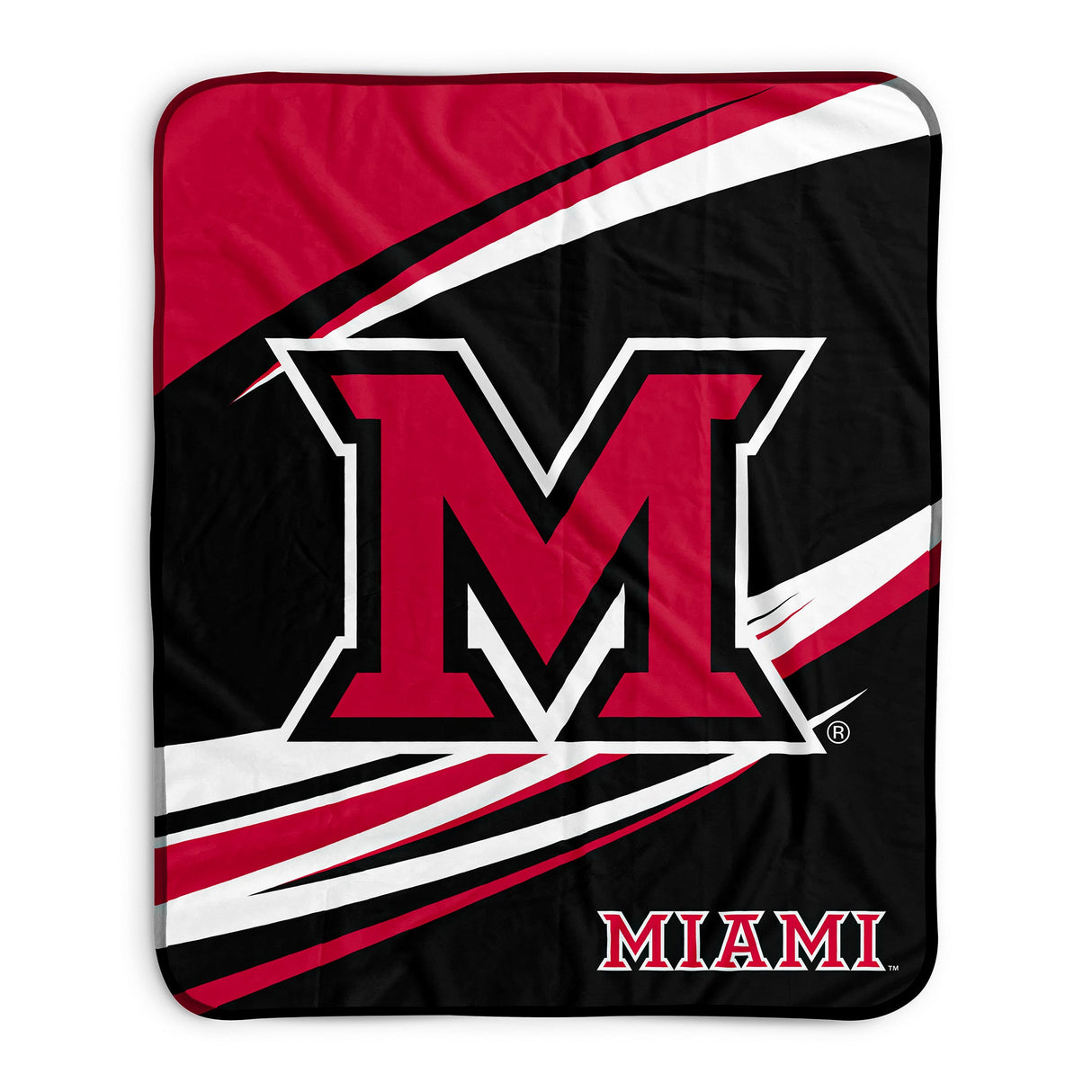 Pixsona Miami University Redhawks Velocity Pixel Fleece Blanket