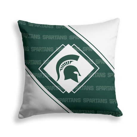 Pixsona Michigan State Spartans Boxed Throw Pillow