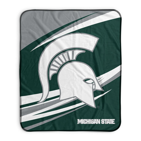 Pixsona Michigan State Spartans Velocity Pixel Fleece Blanket