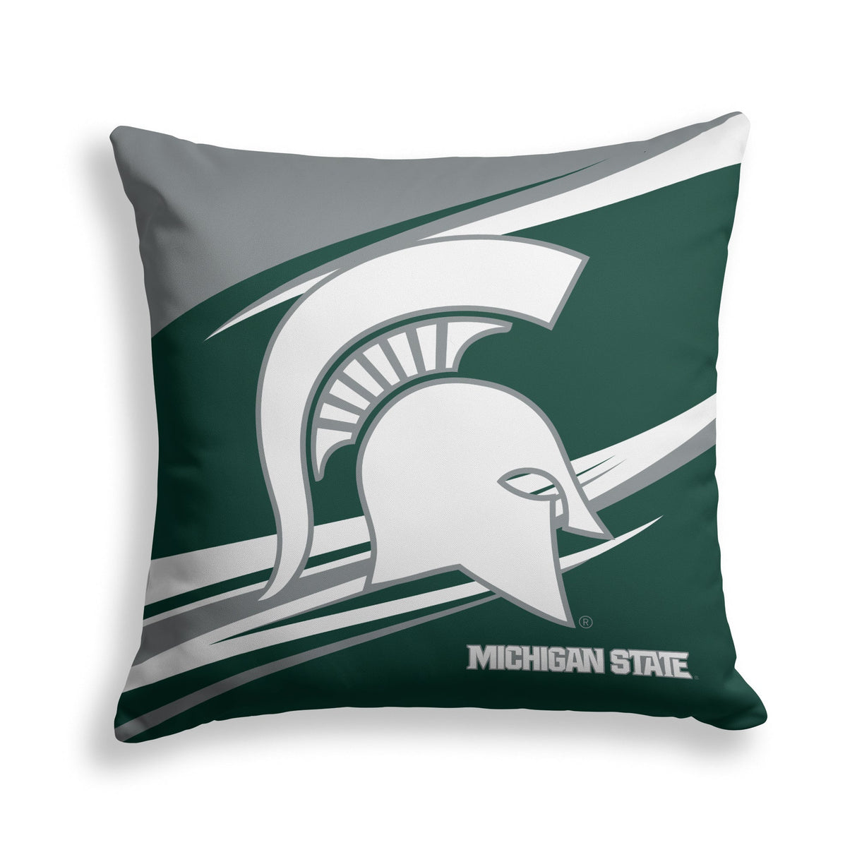 Pixsona Michigan State Spartans Velocity Throw Pillow