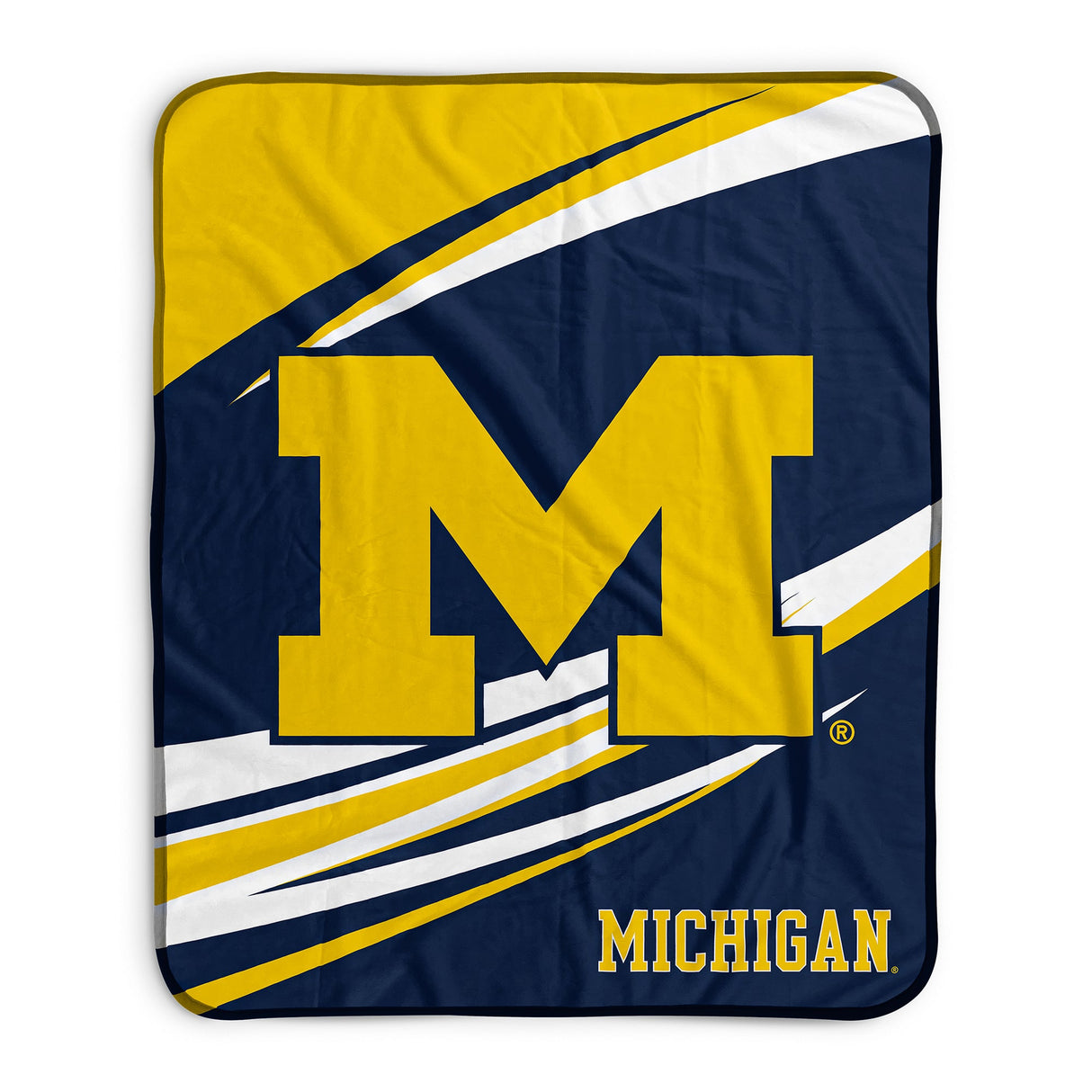 Pixsona Michigan Wolverines Velocity Pixel Fleece Blanket