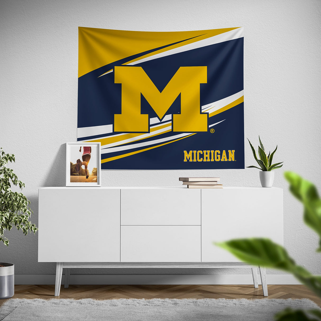 Pixsona Michigan Wolverines Velocity Tapestry