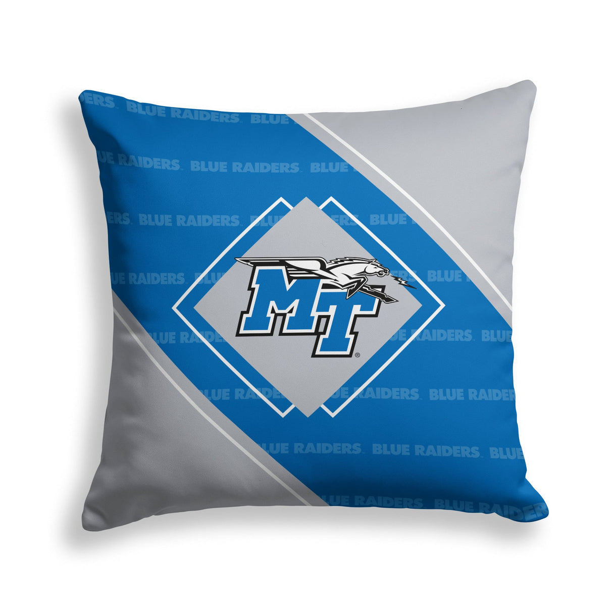 Pixsona Middle Tennessee State Blue Raiders Boxed Throw Pillow