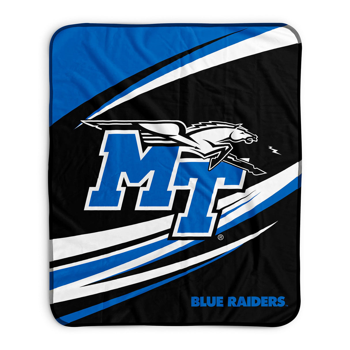 Pixsona Middle Tennessee State Blue Raiders Velocity Pixel Fleece Blanket