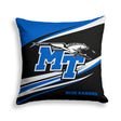 Pixsona Middle Tennessee State Blue Raiders Velocity Throw Pillow