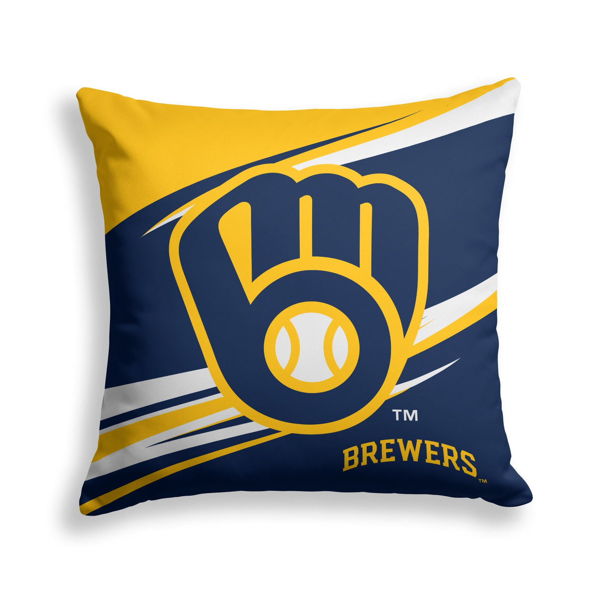 Pixsona Milwaukee Brewers Velocity Throw Pillow