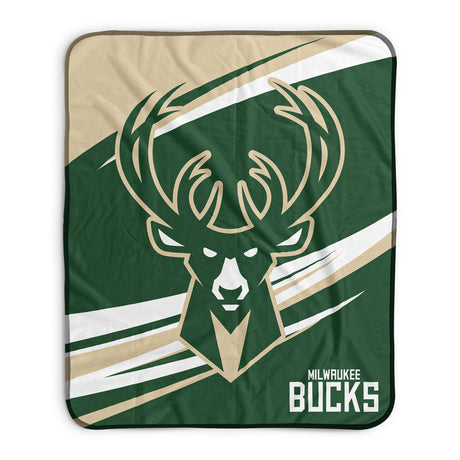 Pixsona Milwaukee Bucks Velocity Pixel Fleece Blanket