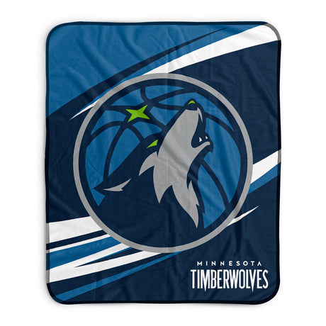 Pixsona Minnesota Timberwolves Velocity Pixel Fleece Blanket