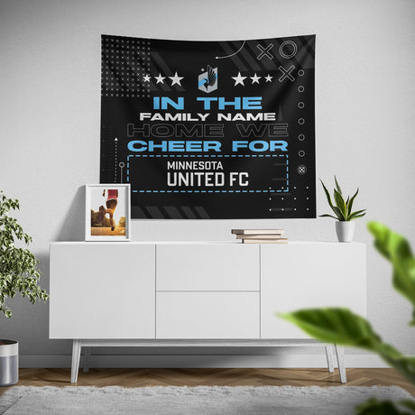 Pixsona Minnesota United FC Cheer Tapestry | Personalized | Custom