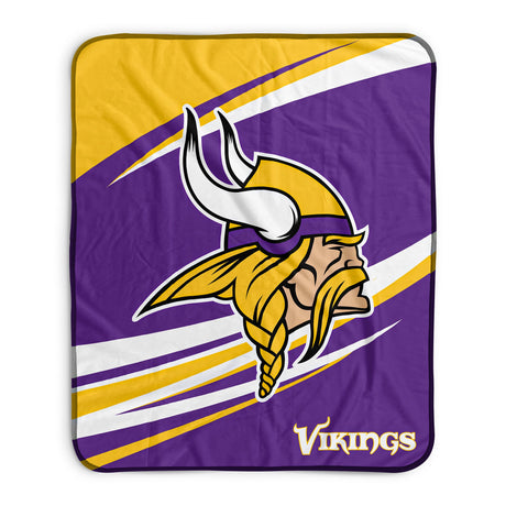 Pixsona Minnesota Vikings Velocity Pixel Fleece Blanket