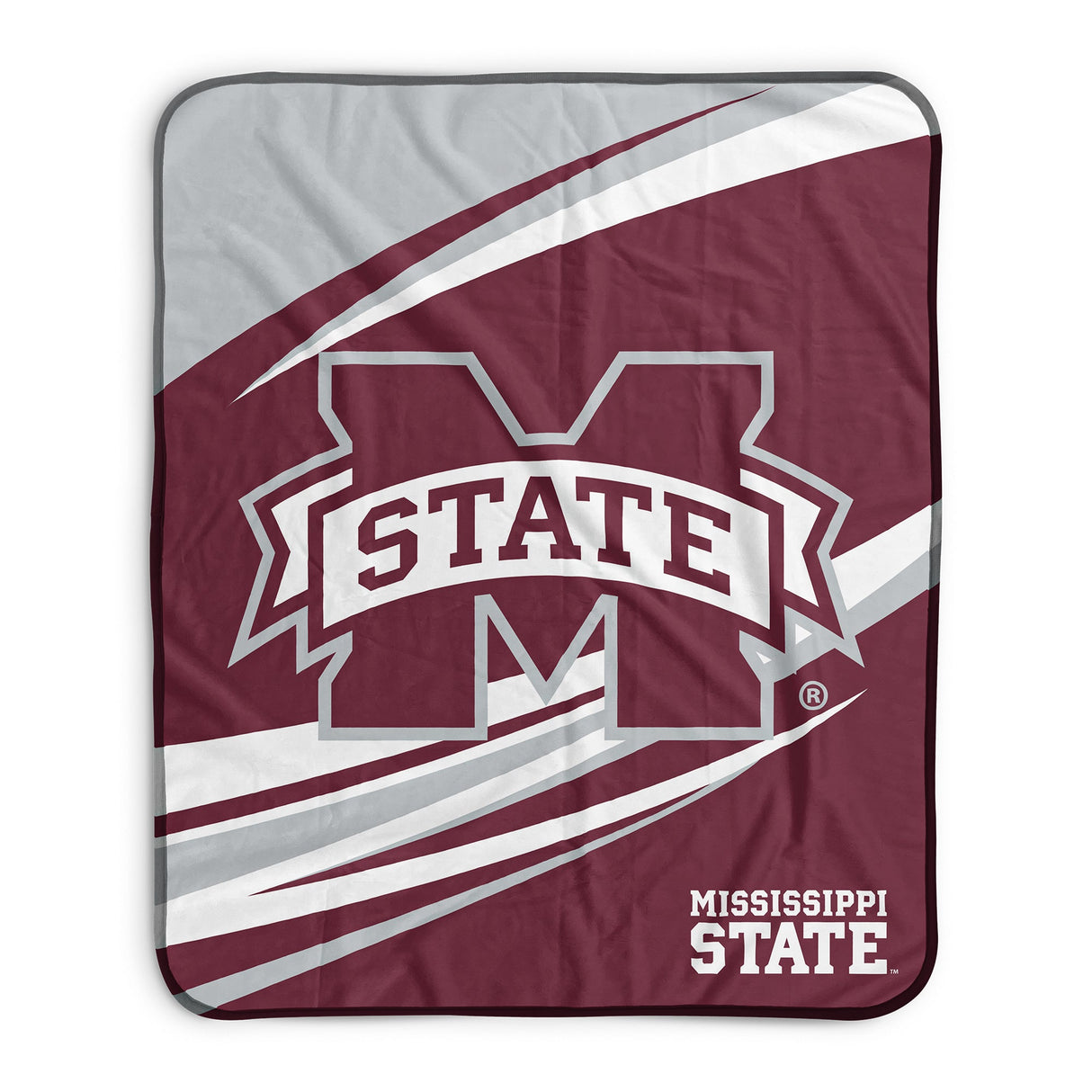 Pixsona Mississippi State Bulldogs Velocity Pixel Fleece Blanket