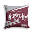 Pixsona Mississippi State Bulldogs Velocity Throw Pillow