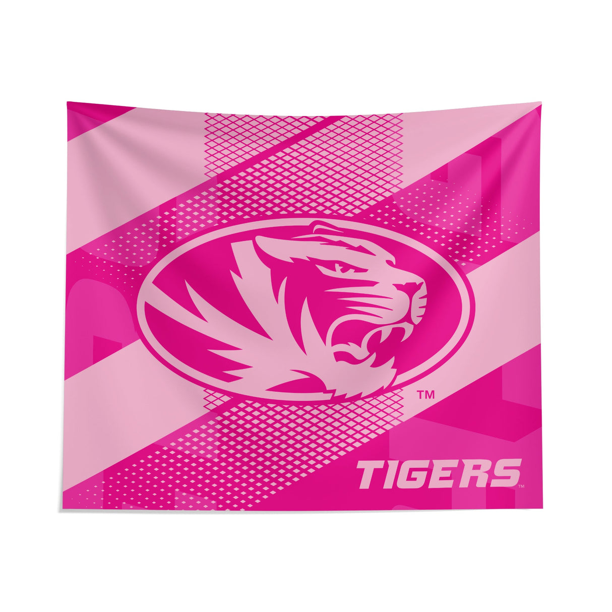 Pixsona Missouri Tigers Pink Motion Tapestry