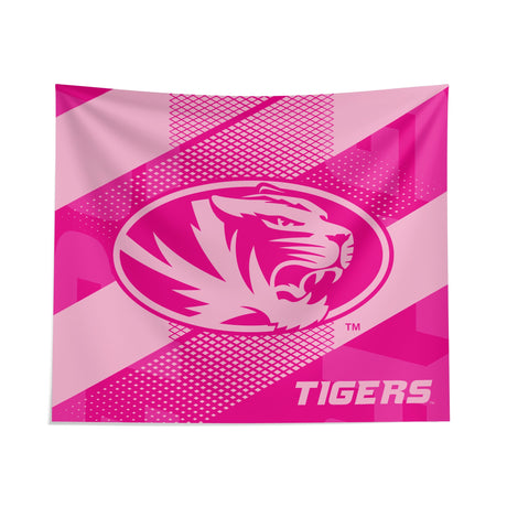 Pixsona Missouri Tigers Pink Motion Tapestry