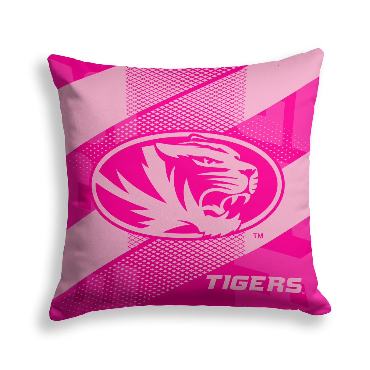 Pixsona Missouri Tigers Pink Motion Throw Pillow