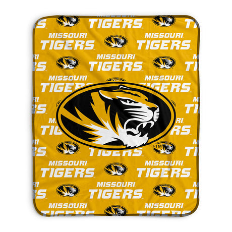 Pixsona Missouri Tigers Repeat Pixel Fleece Blanket