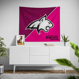 Pixsona Montana State Bobcats Pink Implosion Tapestry | Personalized | Custom