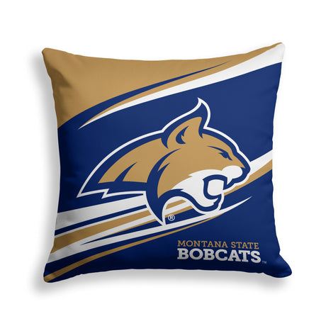 Pixsona Montana State Bobcats Velocity Throw Pillow