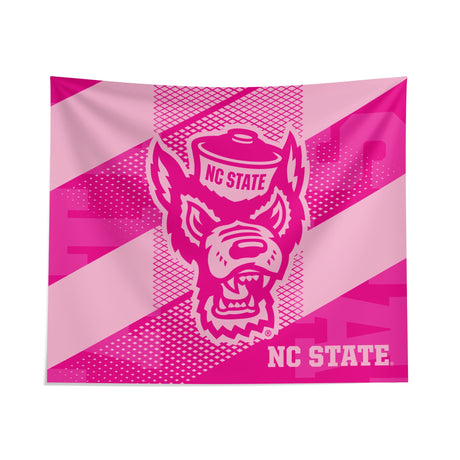 Pixsona NC State Wolfpack Pink Motion Tapestry