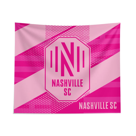 Pixsona Nashville SC Pink Motion Tapestry