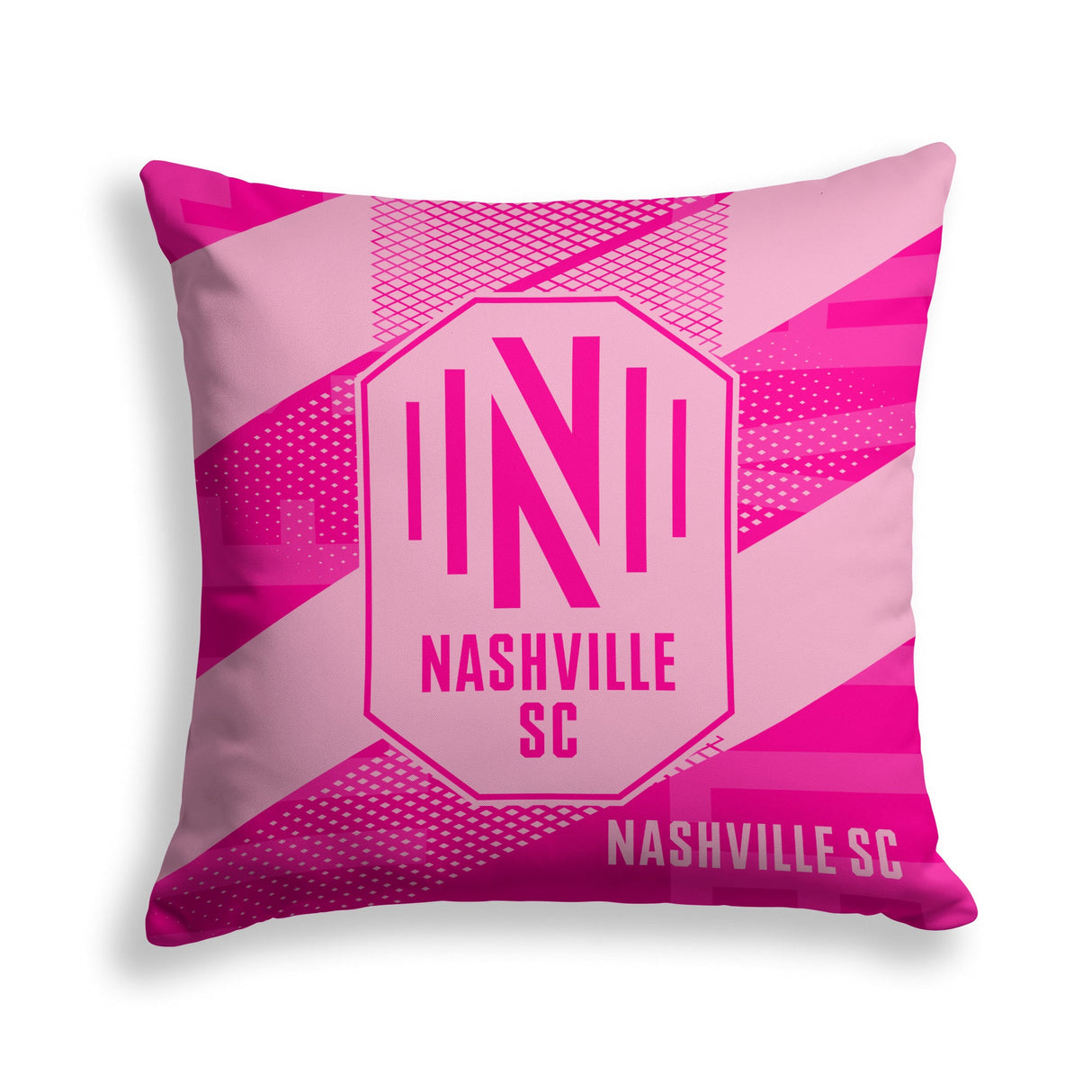 Pixsona Nashville SC Pink Motion Throw Pillow