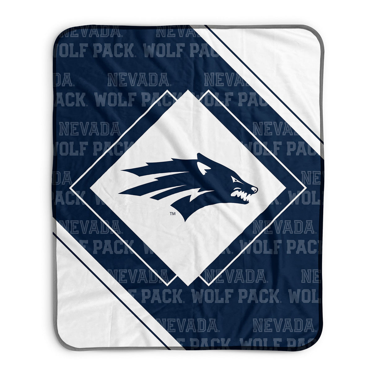 Pixsona Nevada Wolf Pack Boxed Repeat Pixel Fleece Blanket