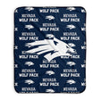 Pixsona Nevada Wolf Pack Repeat Pixel Fleece Blanket