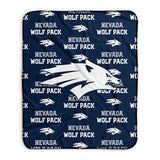 Pixsona Nevada Wolf Pack Repeat Pixel Fleece Blanket