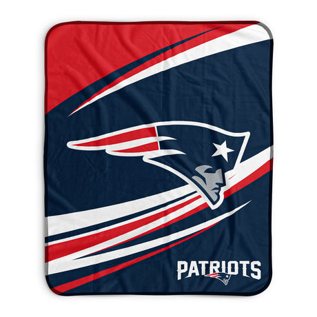 Pixsona New England Patriots Velocity Pixel Fleece Blanket