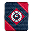 Pixsona New England Revolution Boxed Pixel Fleece Blanket