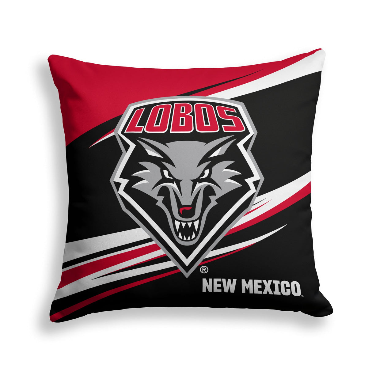 Pixsona New Mexico Lobos Velocity Throw Pillow