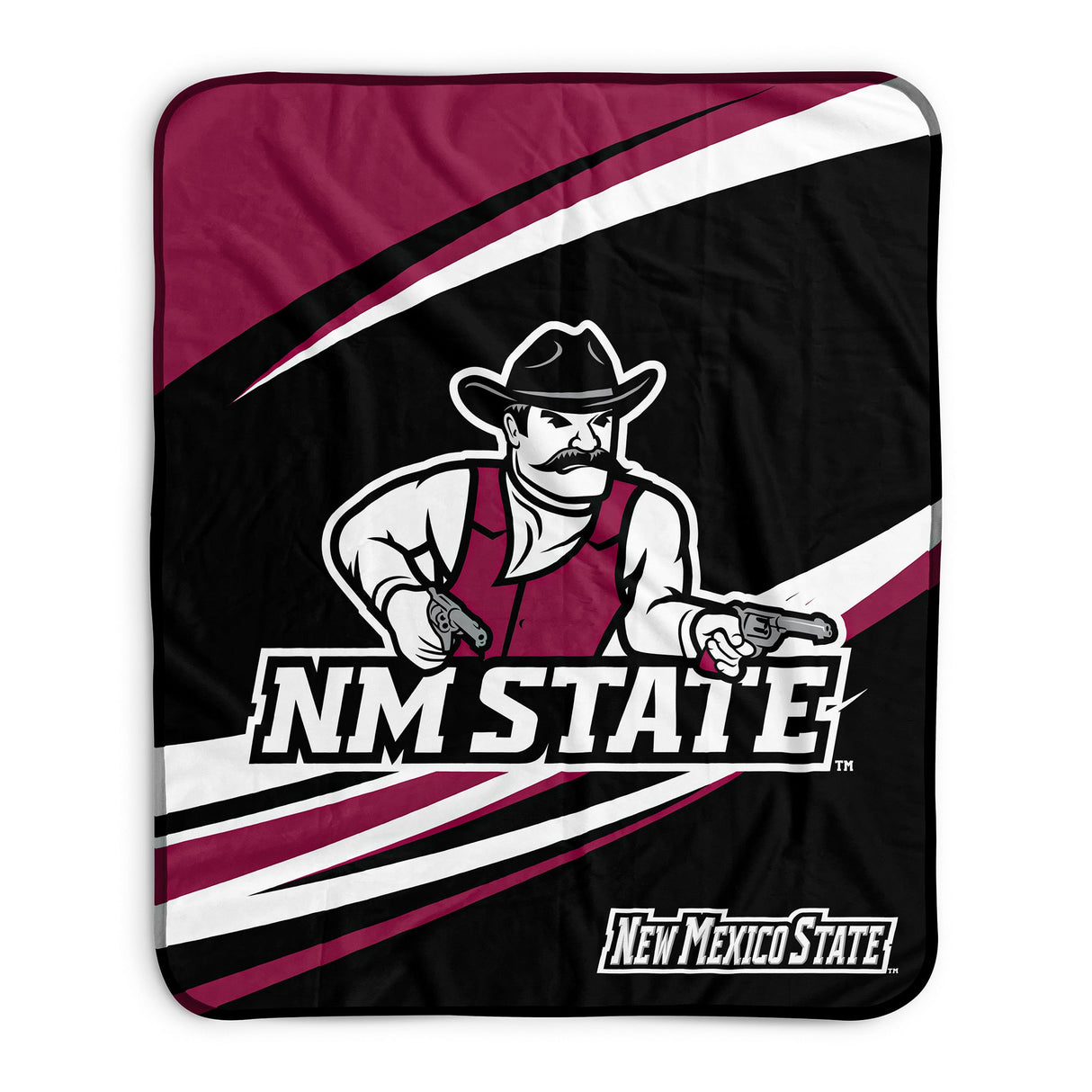 Pixsona New Mexico State Aggies Velocity Pixel Fleece Blanket