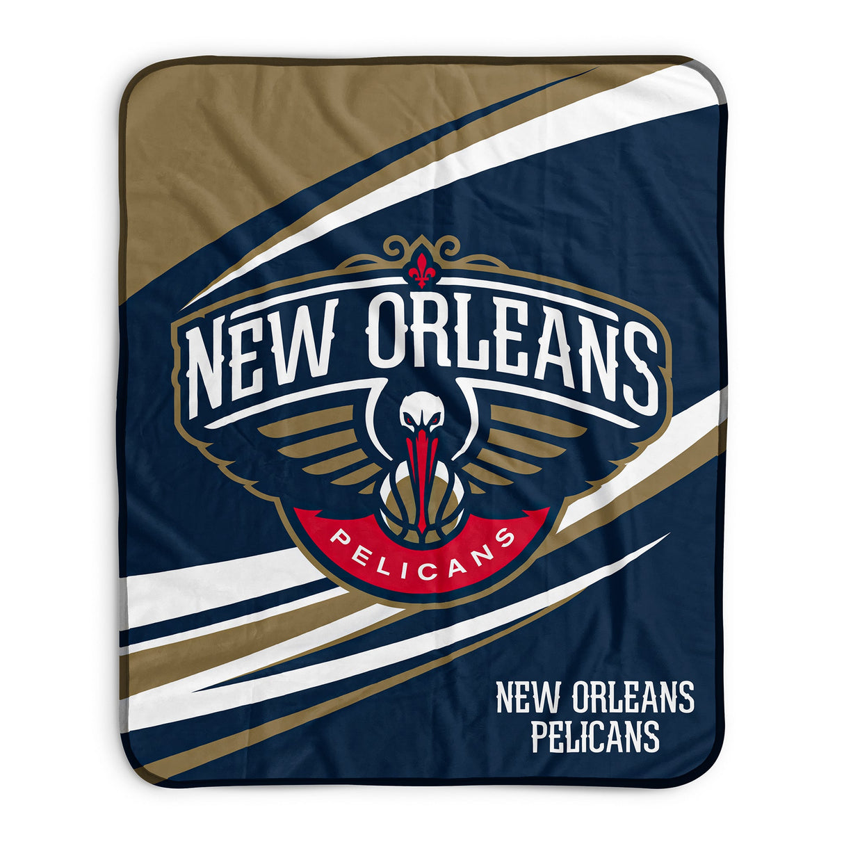 Pixsona New Orleans Pelicans Velocity Pixel Fleece Blanket