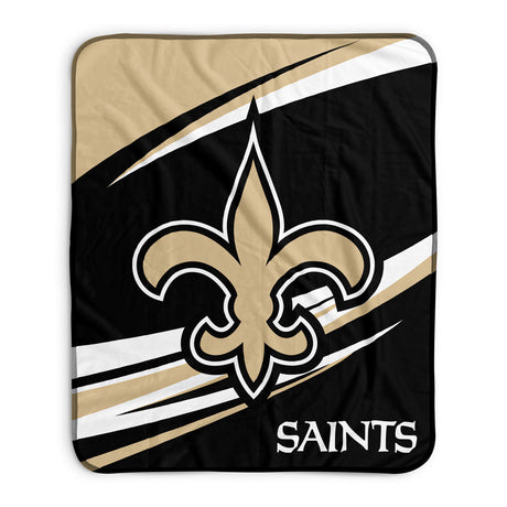 Pixsona New Orleans Saints Velocity Pixel Fleece Blanket