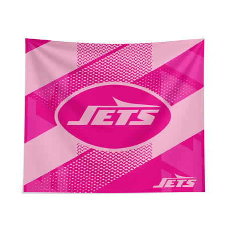 Pixsona New York Jets Pink Motion Tapestry