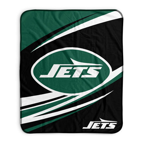 Pixsona New York Jets Velocity Pixel Fleece Blanket