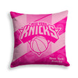 Pixsona New York Knicks Pink Motion Throw Pillow