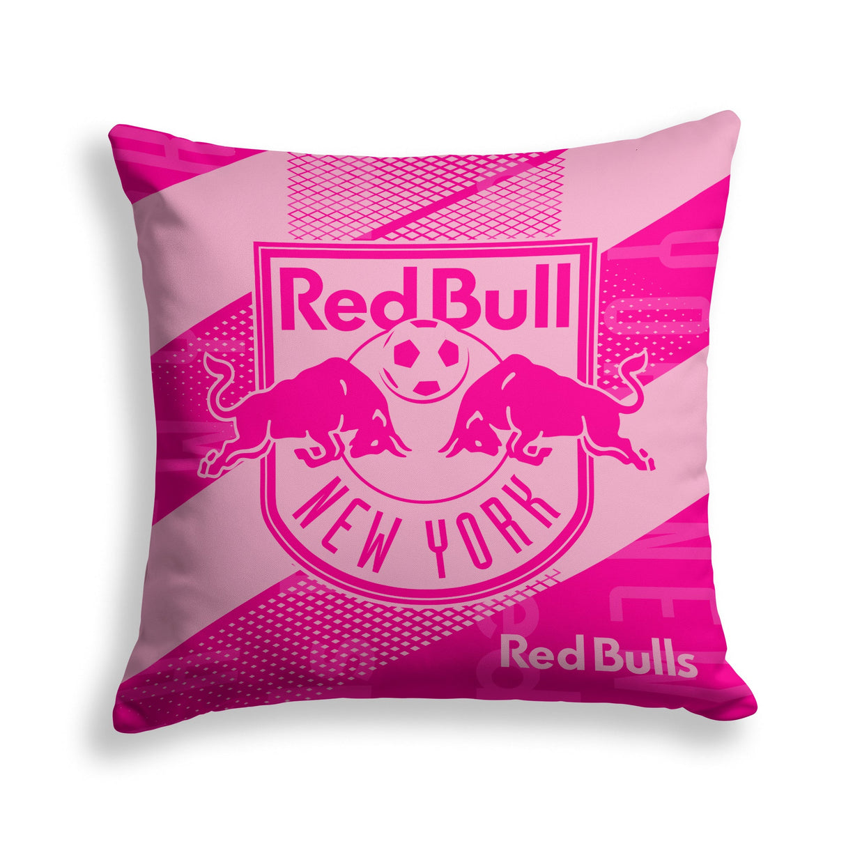 Pixsona New York Red Bulls Pink Motion Throw Pillow