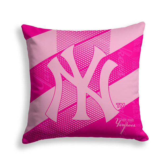 Pixsona New York Yankees Pink Motion Throw Pillow