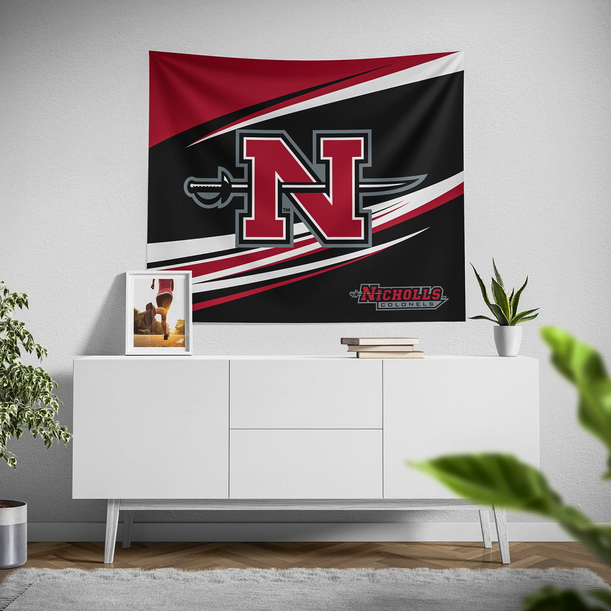 Pixsona Nicholls State Colonels Velocity Tapestry