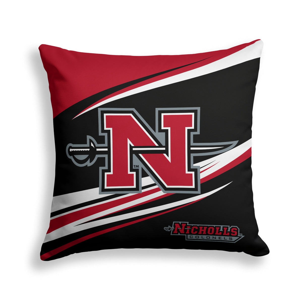 Pixsona Nicholls State Colonels Velocity Throw Pillow